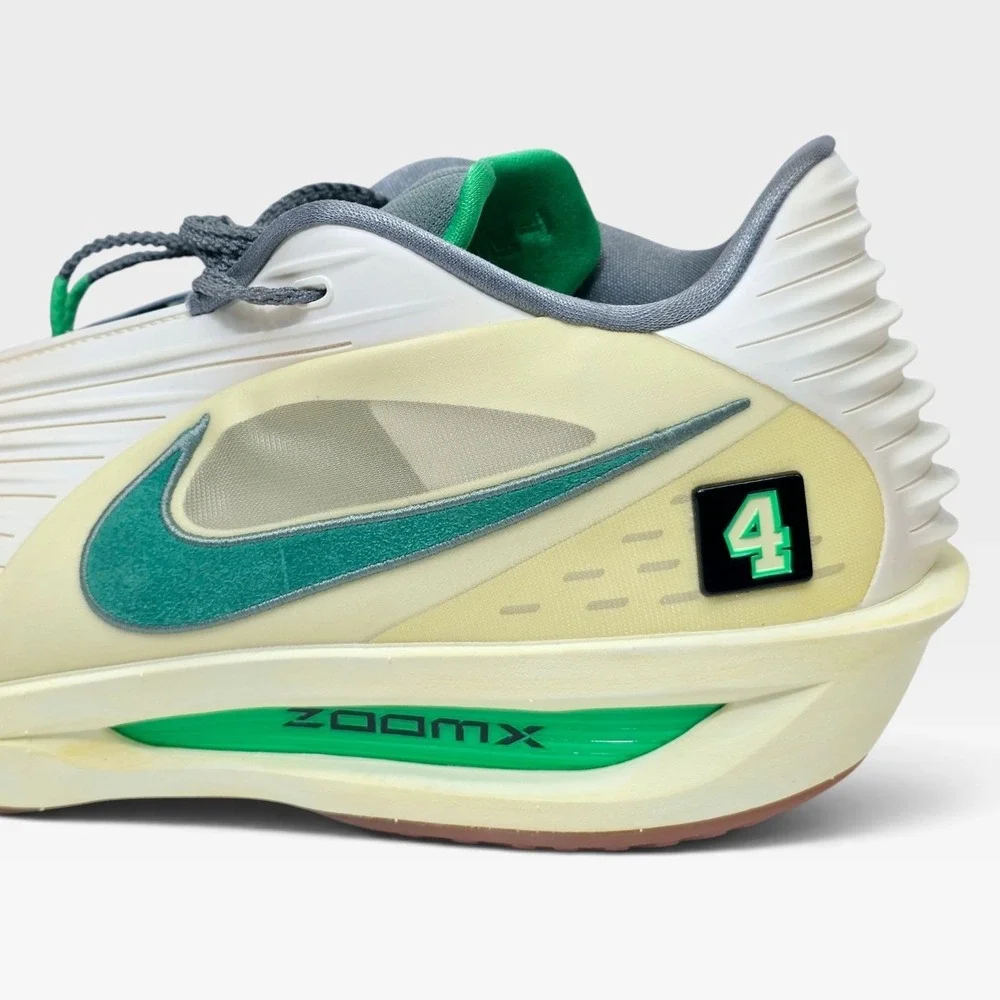Nike ZoomX GT Cut 3 IH2371-700 Mens Size 18 Cream Green Running Shoes New